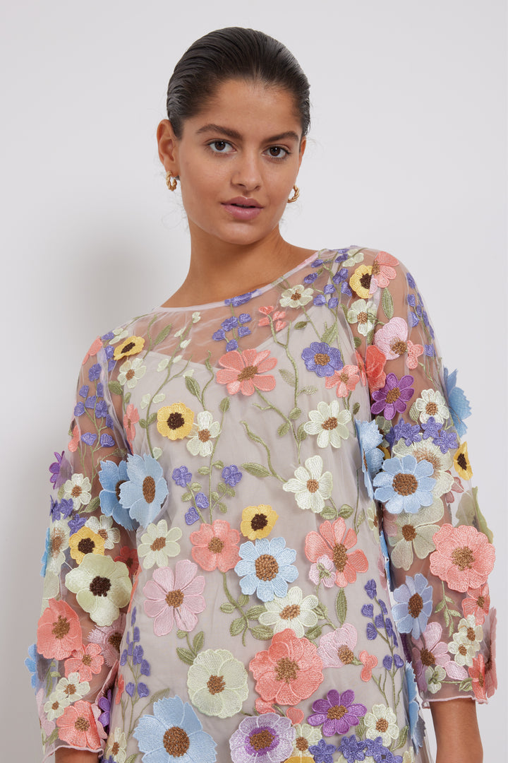 Bruuns Bazaar Women CardamineBBKeira kjole Dress Multi flower