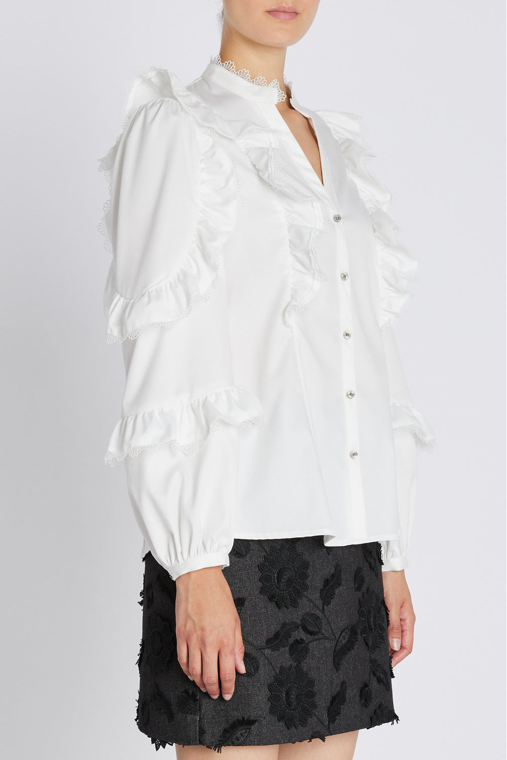 Bruuns Bazaar Women CardiniBBTaya skjorte Skjorter Snow White