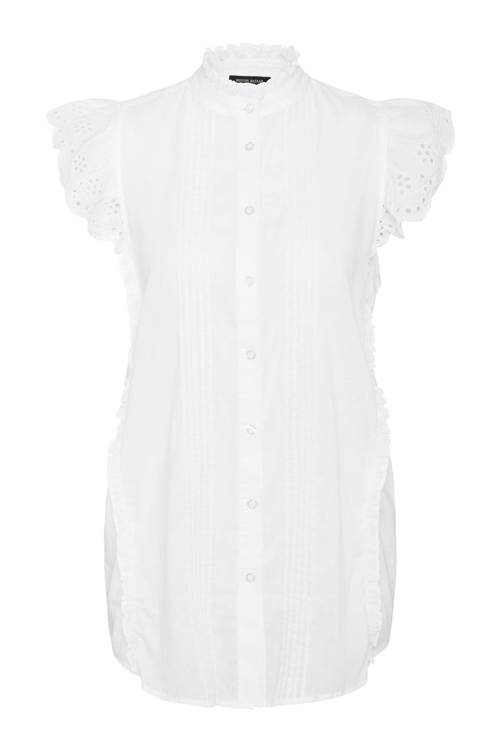 Bruuns Bazaar Women CarpinusBBPleat shirt Shirts White