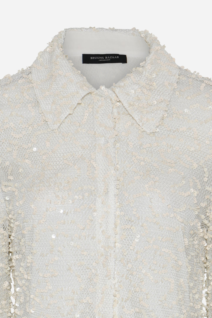 Bruuns Bazaar Women CaryumBBStella skjorte Skjorter Snow White