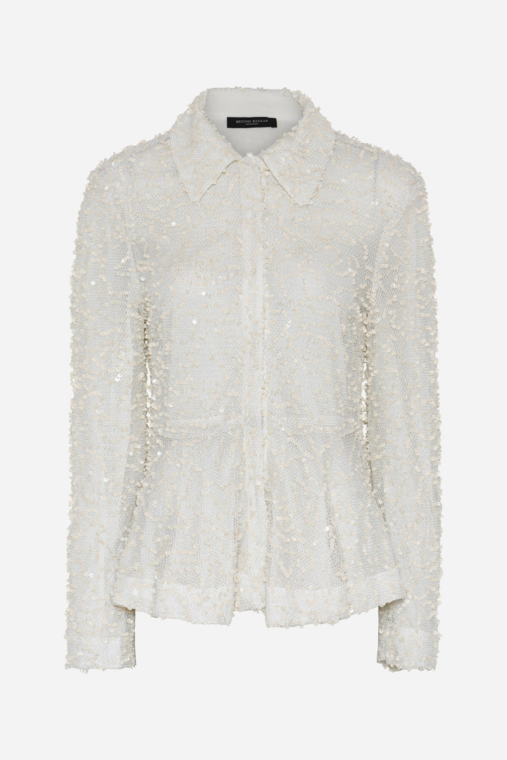 Bruuns Bazaar Women CaryumBBStella skjorte Skjorter Snow White
