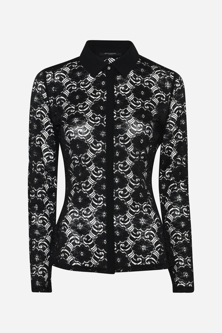 Bruuns Bazaar Women CastaneaBBVindie skjorte Skjorter Black