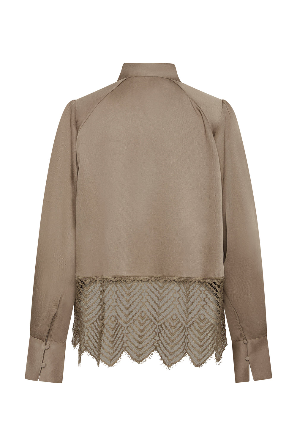 Bruuns Bazaar Women CedarsBBChatrina blouse Bluser Roasted Grey Khaki