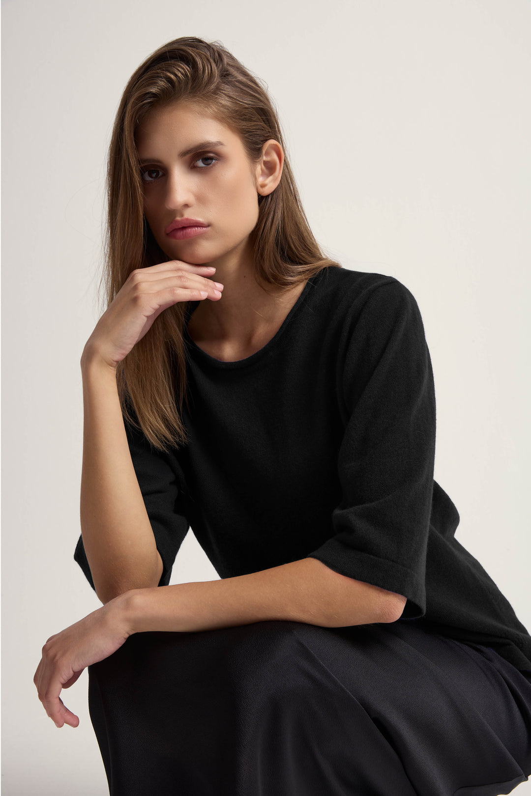 Bruuns Bazaar Women ChalinaBBAndra strik Strik Black