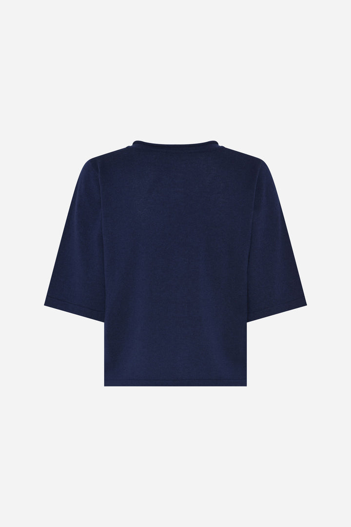 Bruuns Bazaar Women ChalinaBBAndra strik Strik Dark Blue