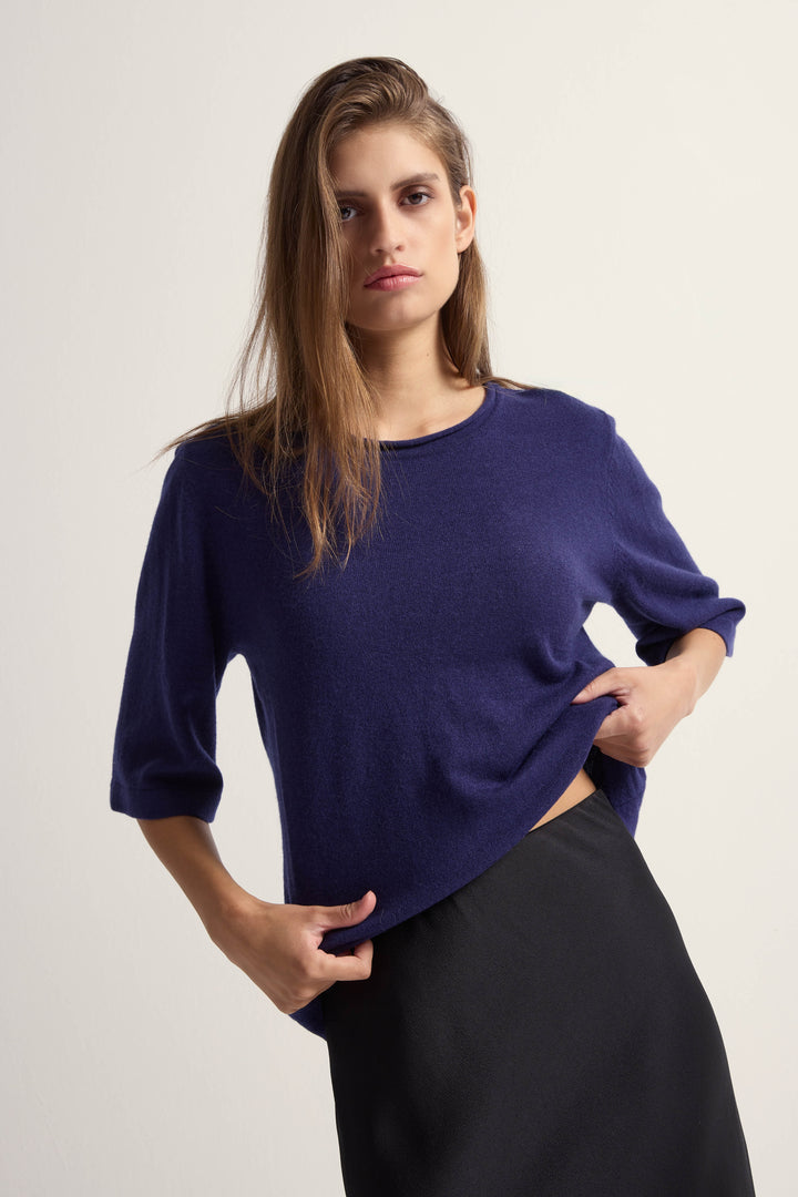 Bruuns Bazaar Women ChalinaBBAndra strik Strik Dark Blue