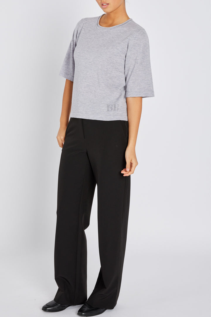 Bruuns Bazaar Women ChalinaBBAndra strik Strik Light grey melange