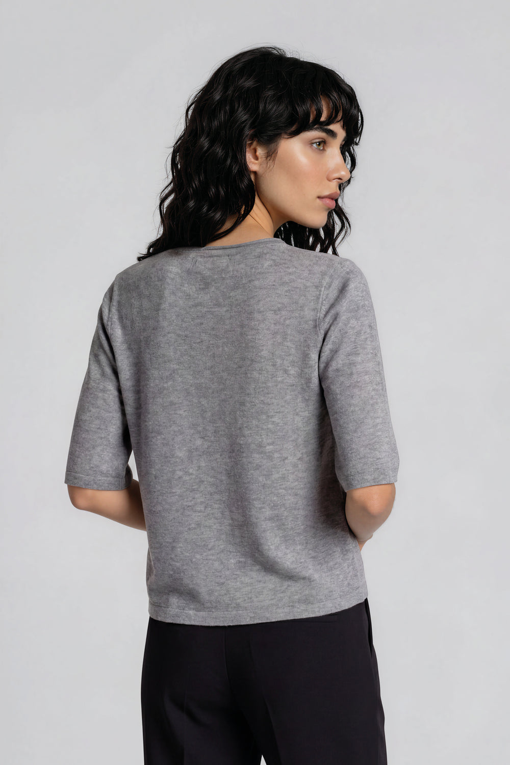 Bruuns Bazaar Women ChalinaBBAndra strik Strik Mid grey mel
