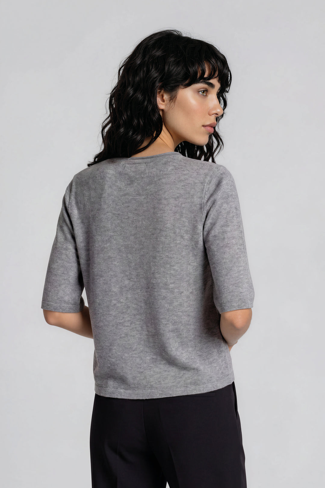 Bruuns Bazaar Women ChalinaBBAndra strik Strik Mid grey mel