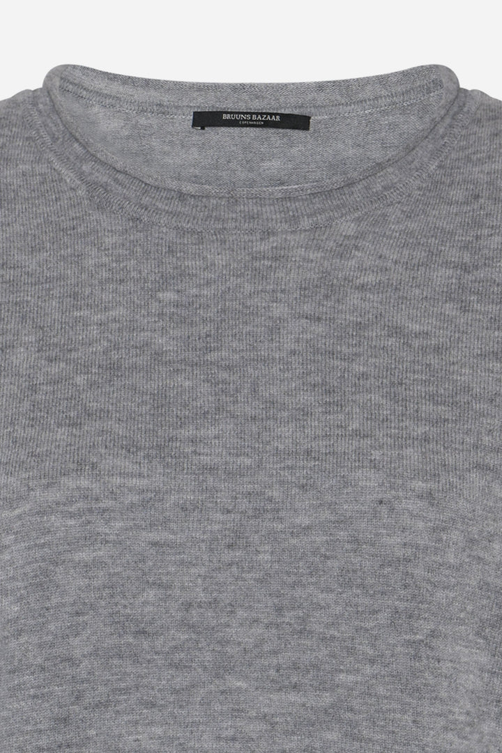 Bruuns Bazaar Women ChalinaBBAndra strik Strik Mid grey mel
