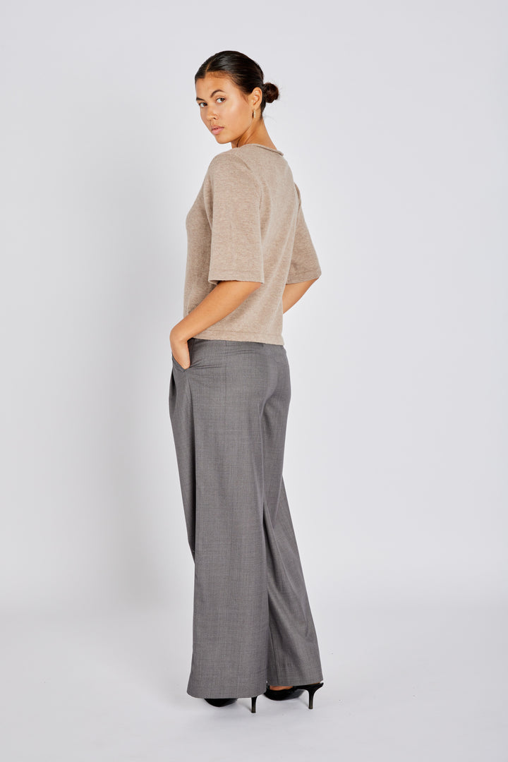 Bruuns Bazaar Women ChalinaBBAndra strik Strik Sand Melange