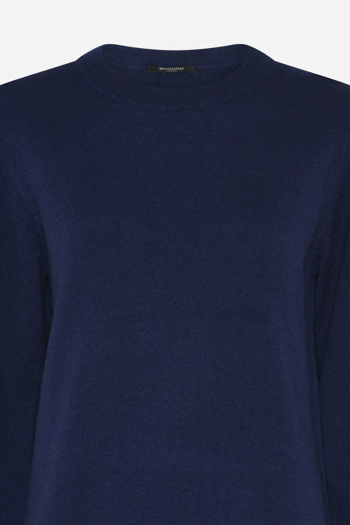 Bruuns Bazaar Women ChalinaBBAndras knit Strik Dark Blue