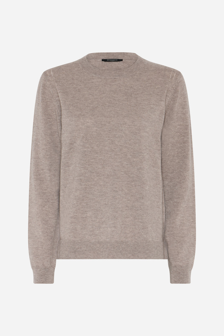 Bruuns Bazaar Women ChalinaBBAndras knit Strik Sand Melange