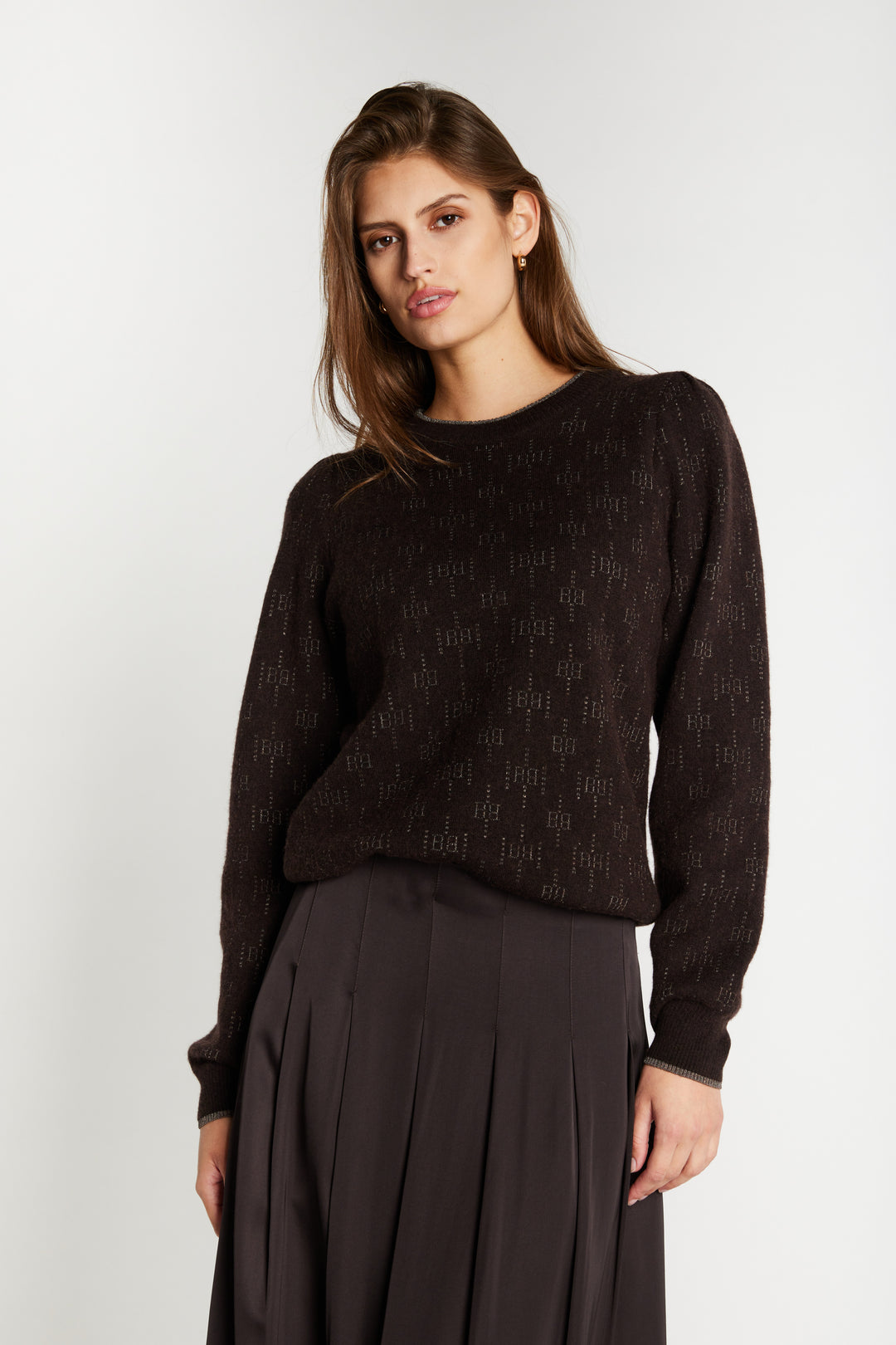 Bruuns Bazaar Women ChalinaBBElesa strik Strik Dark Brown