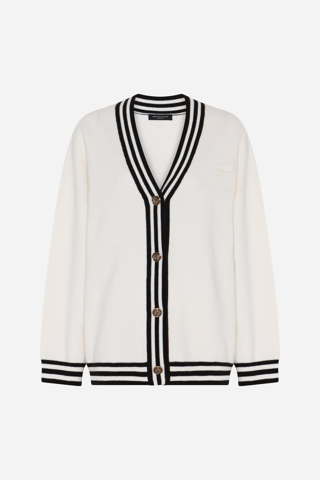 Bruuns Bazaar Women ChalinaBBSira strik cardigan Strik Snow White