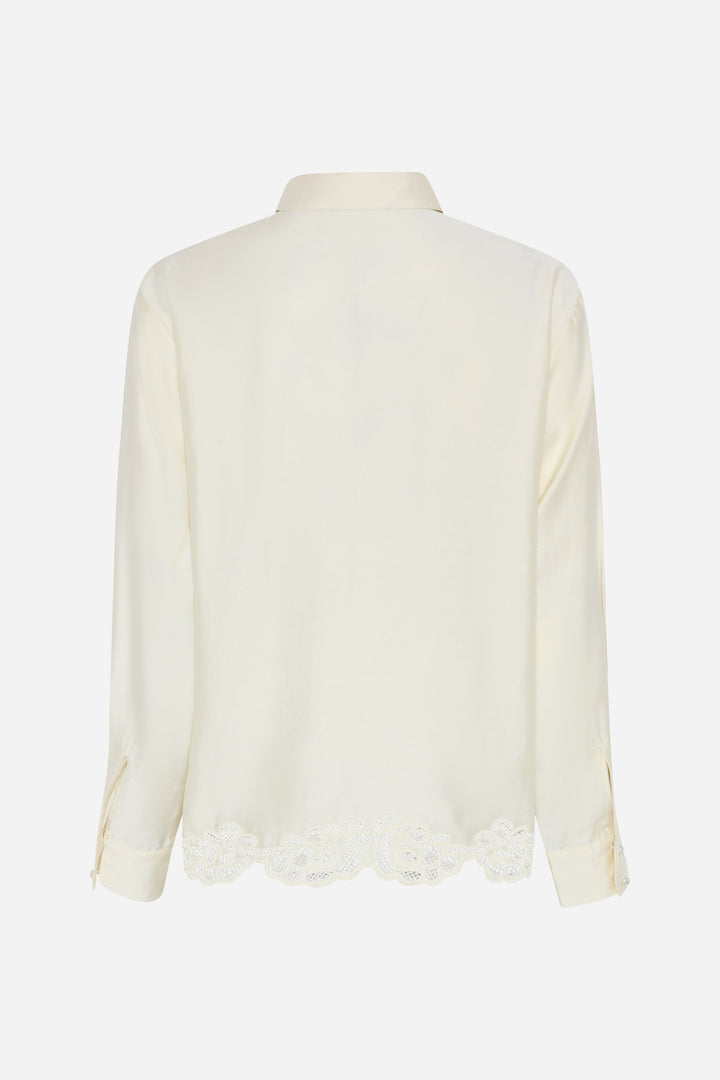 Bruuns Bazaar Women ChamaBBAlya skjorte Skjorter Snow White