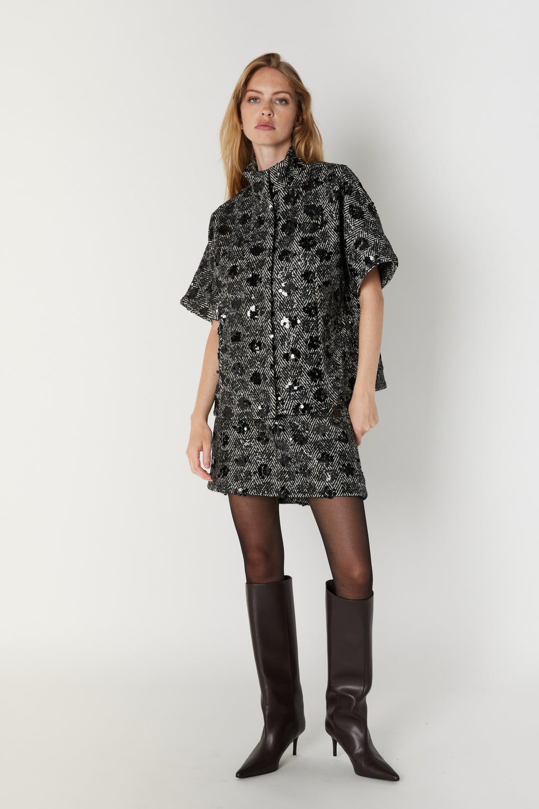 Bruuns Bazaar Women ChamaeBBCarly vest Overtøj Black w white