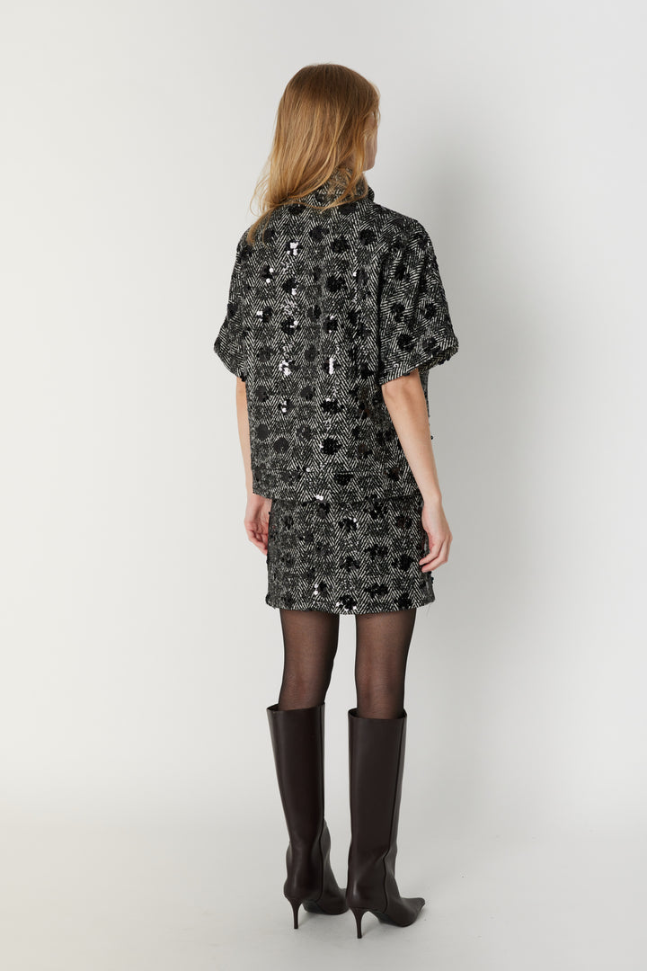 Bruuns Bazaar Women ChamaeBBCarly vest Overtøj Black w white