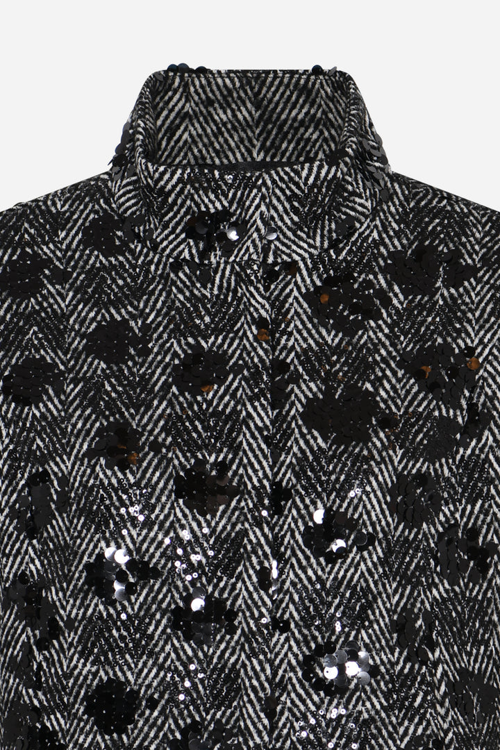 Bruuns Bazaar Women ChamaeBBCarly vest Overtøj Black w white