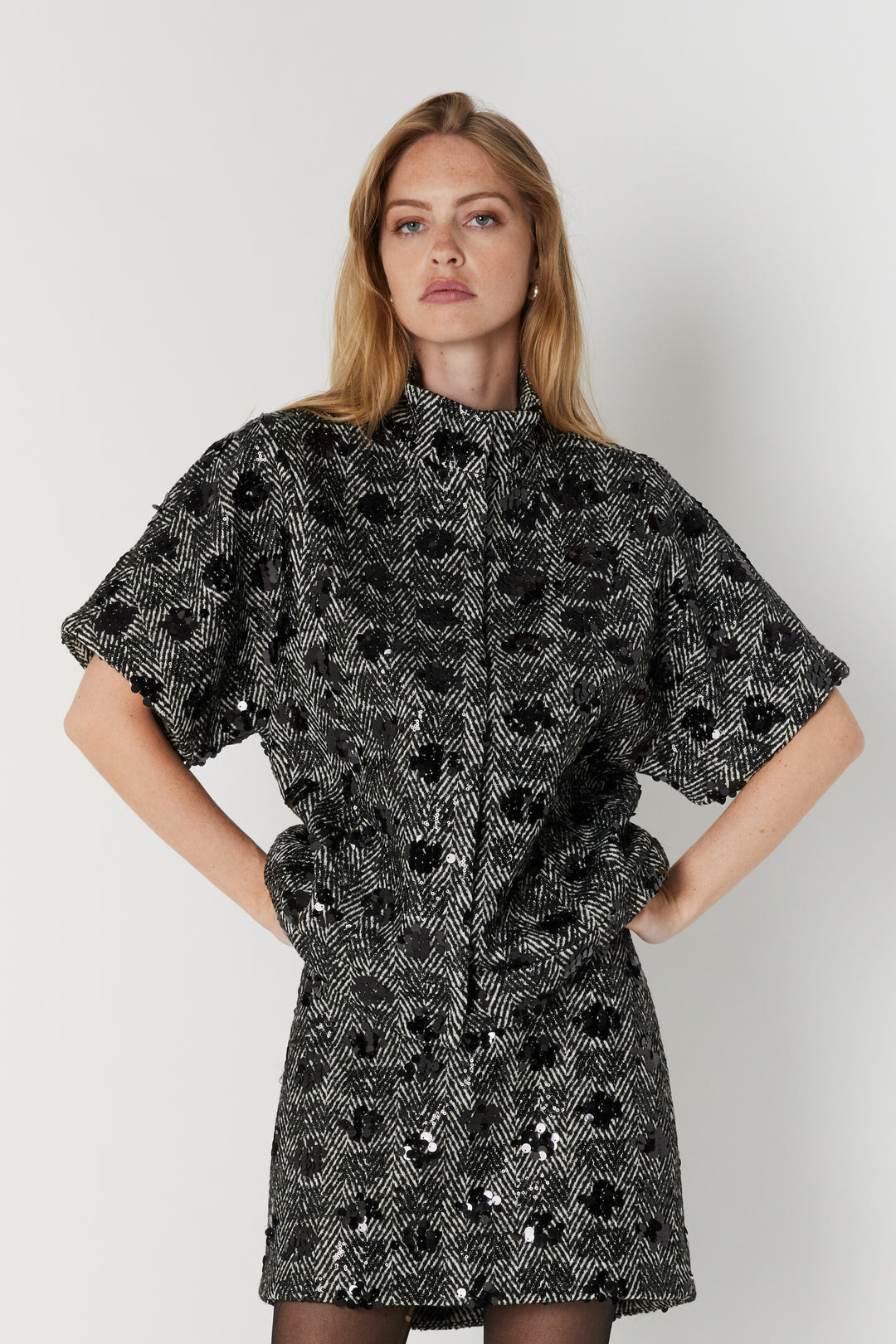 Bruuns Bazaar Women ChamaeBBCarly vest Overtøj Black w white