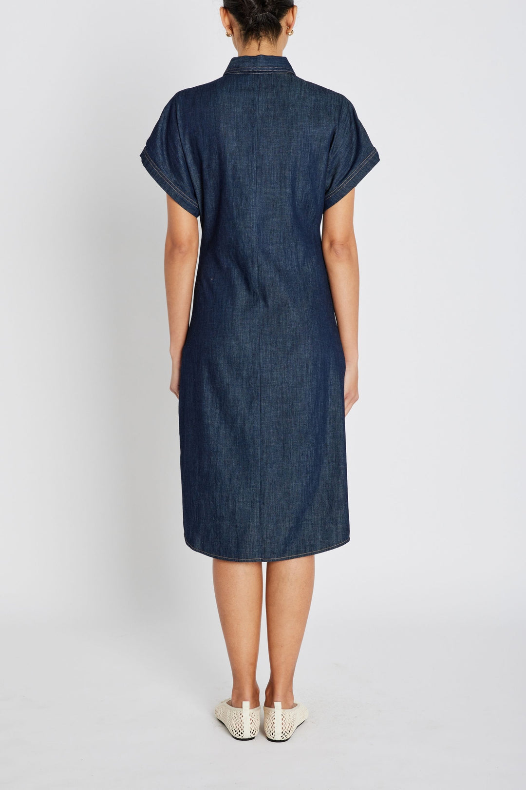 Bruuns Bazaar Women ChambraBBCallie kjole Kjoler Denim blue