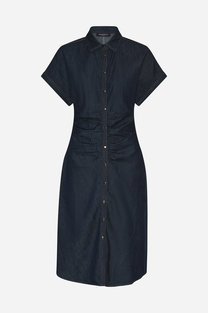 Bruuns Bazaar Women ChambraBBCallie kjole Kjoler Denim blue