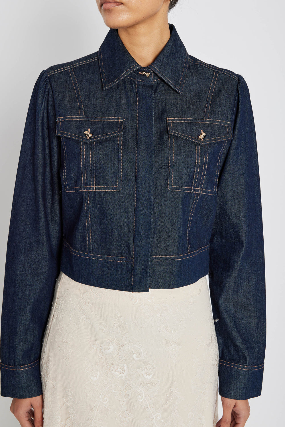 Bruuns Bazaar Women ChambraBBGlorita skjorte Skjorter Denim blue