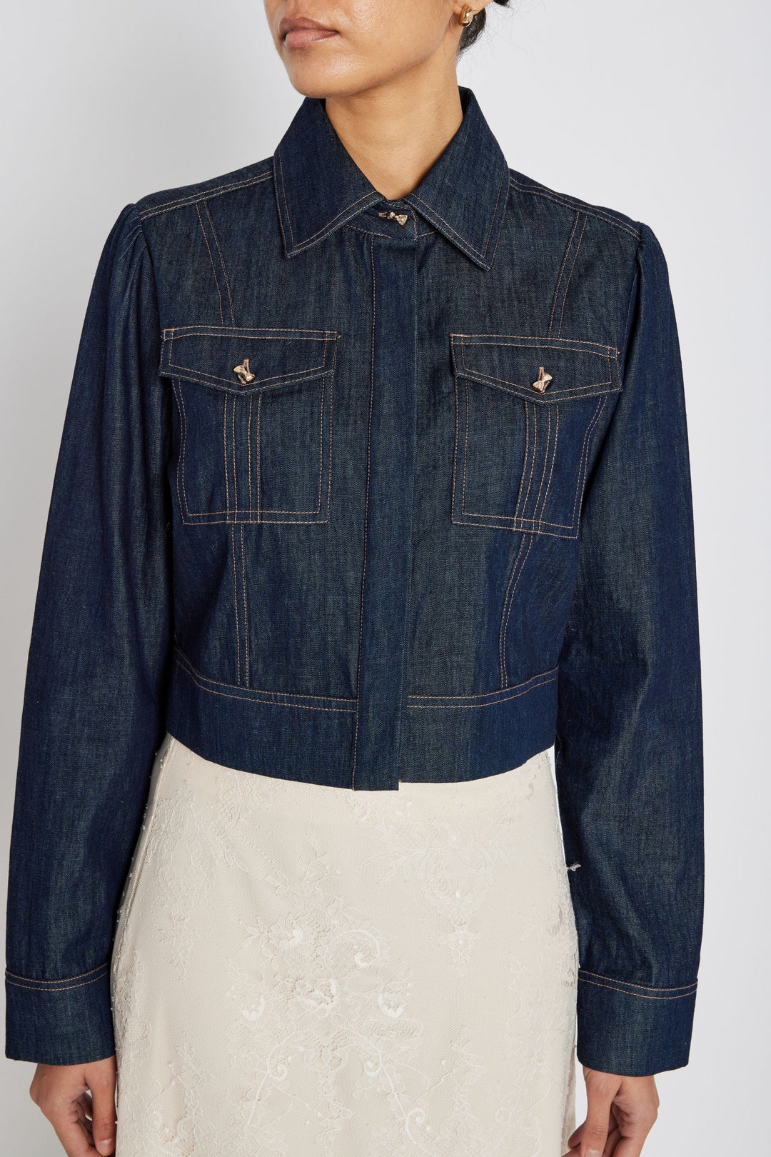 Bruuns Bazaar Women ChambraBBGlorita skjorte Skjorter Denim blue