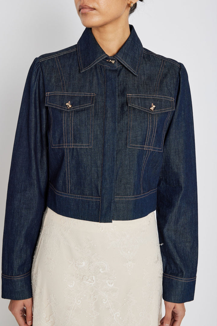 Bruuns Bazaar Women ChambraBBGlorita skjorte Skjorter Denim blue