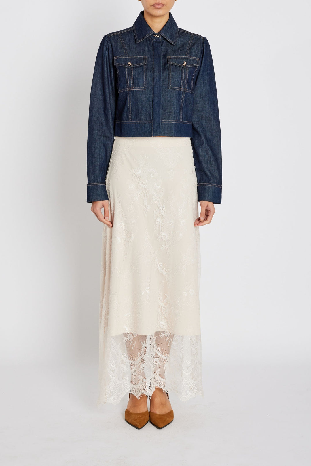 Bruuns Bazaar Women ChambraBBGlorita skjorte Skjorter Denim blue