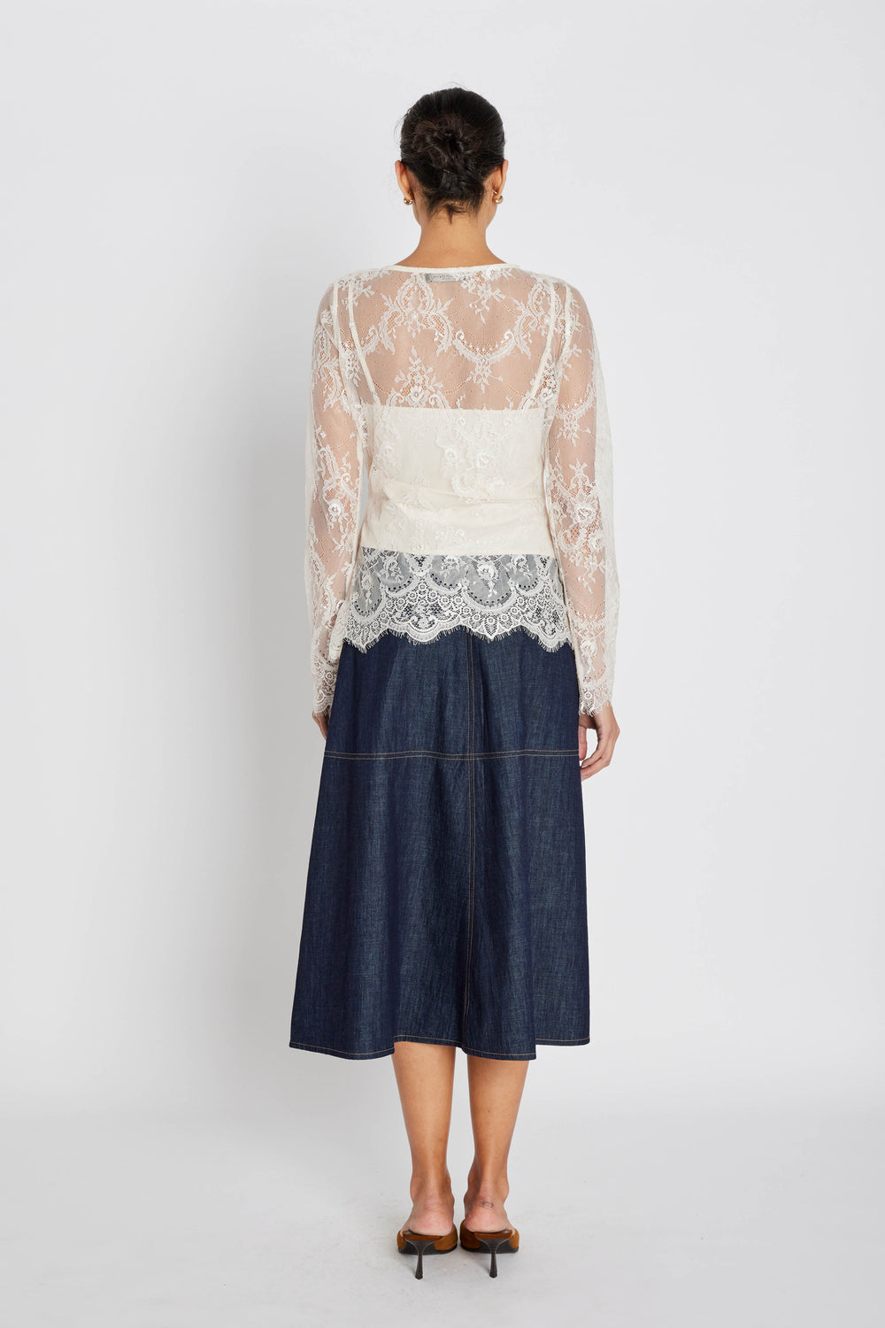 Bruuns Bazaar Women ChambraBBImma nederdel Nederdele Denim blue