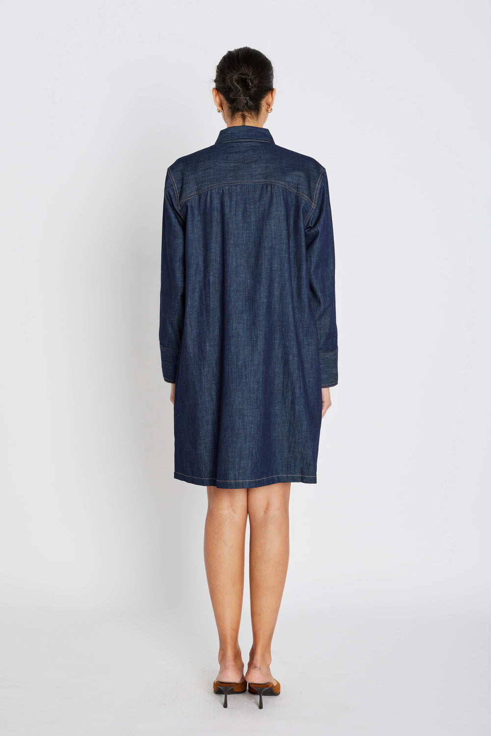 Bruuns Bazaar Women ChambraBBYinata kjole Kjoler Denim blue