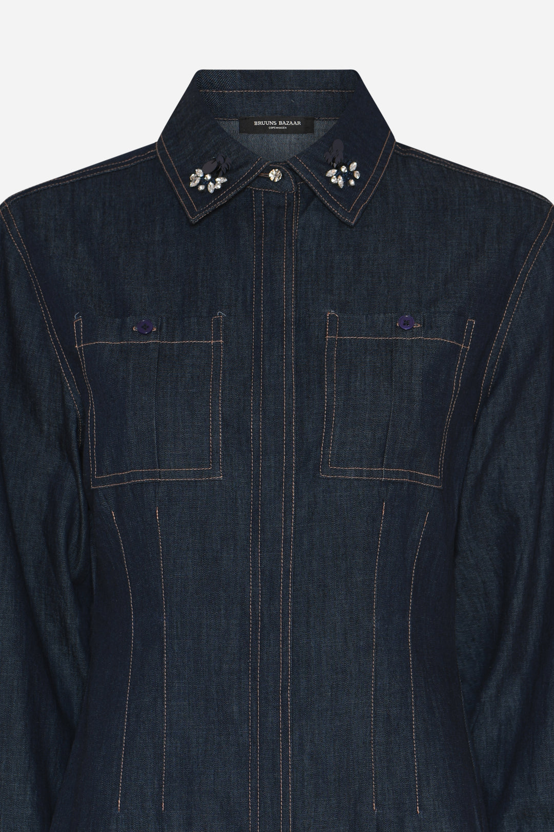 Bruuns Bazaar Women ChambraBBZiki kjole Kjoler Denim blue