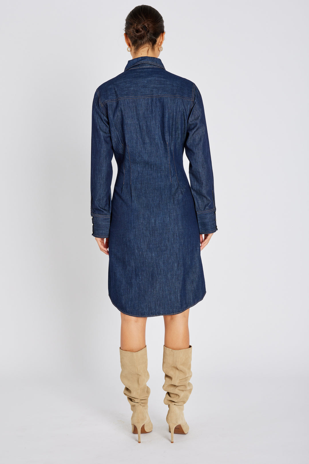 Bruuns Bazaar Women ChambraBBZiki kjole Kjoler Denim blue