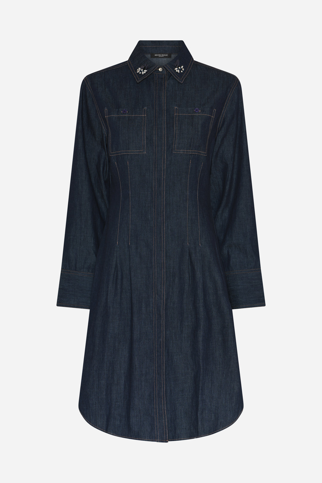 Bruuns Bazaar Women ChambraBBZiki kjole Kjoler Denim blue