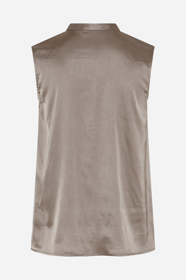 Bruuns Bazaar Women ChantusBBWicka top Skjorter Roasted Grey