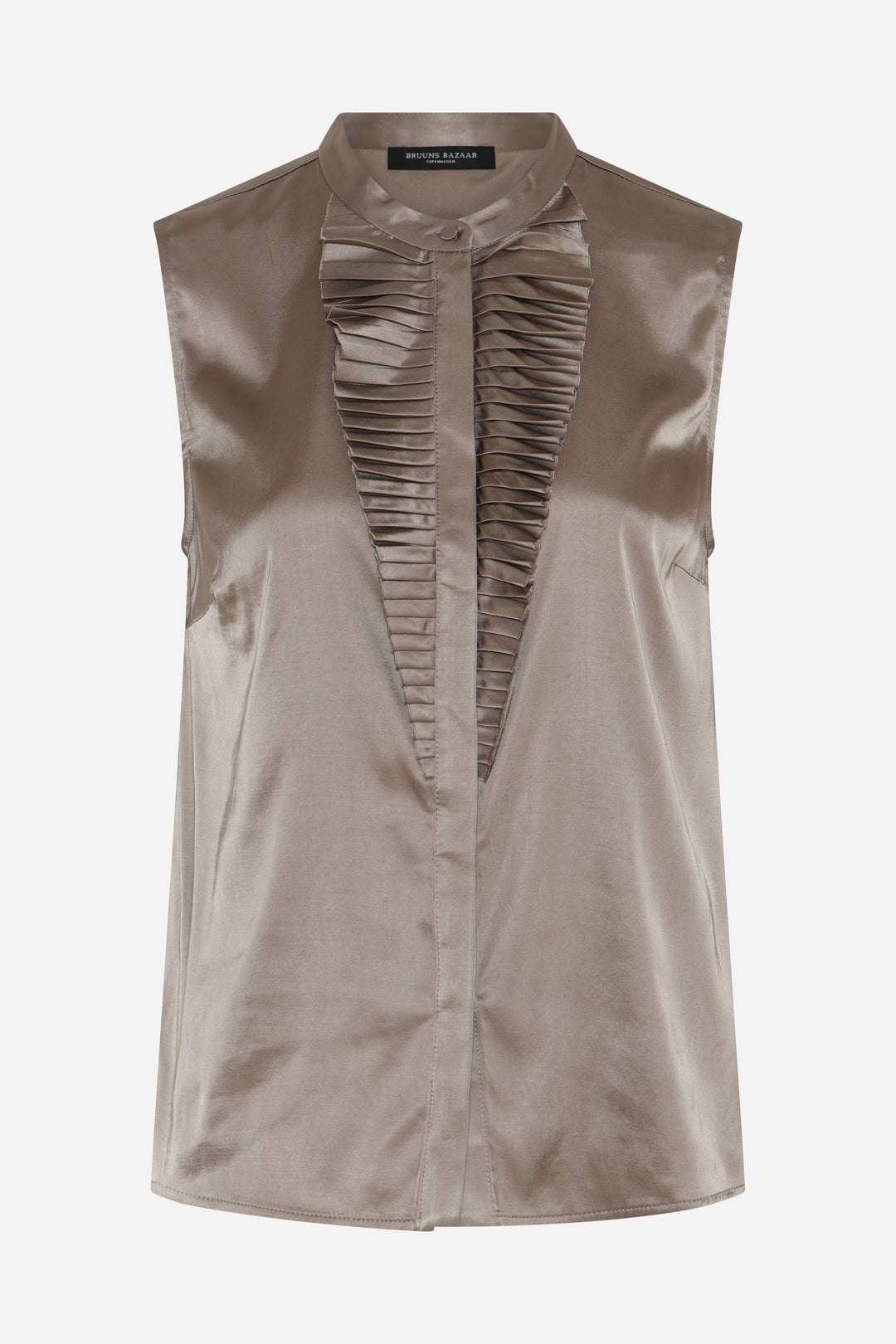 Bruuns Bazaar Women ChantusBBWicka top Skjorter Roasted Grey