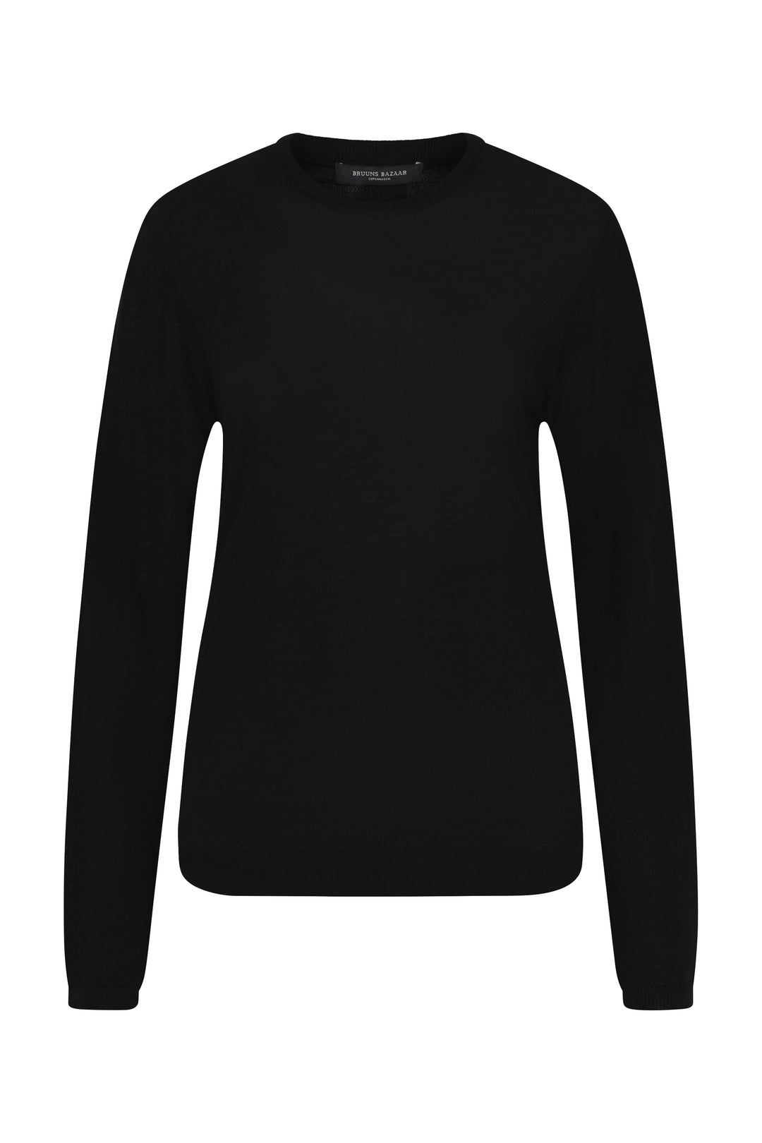 Bruuns Bazaar Women CharleneBBRound Neck knit Knit Black