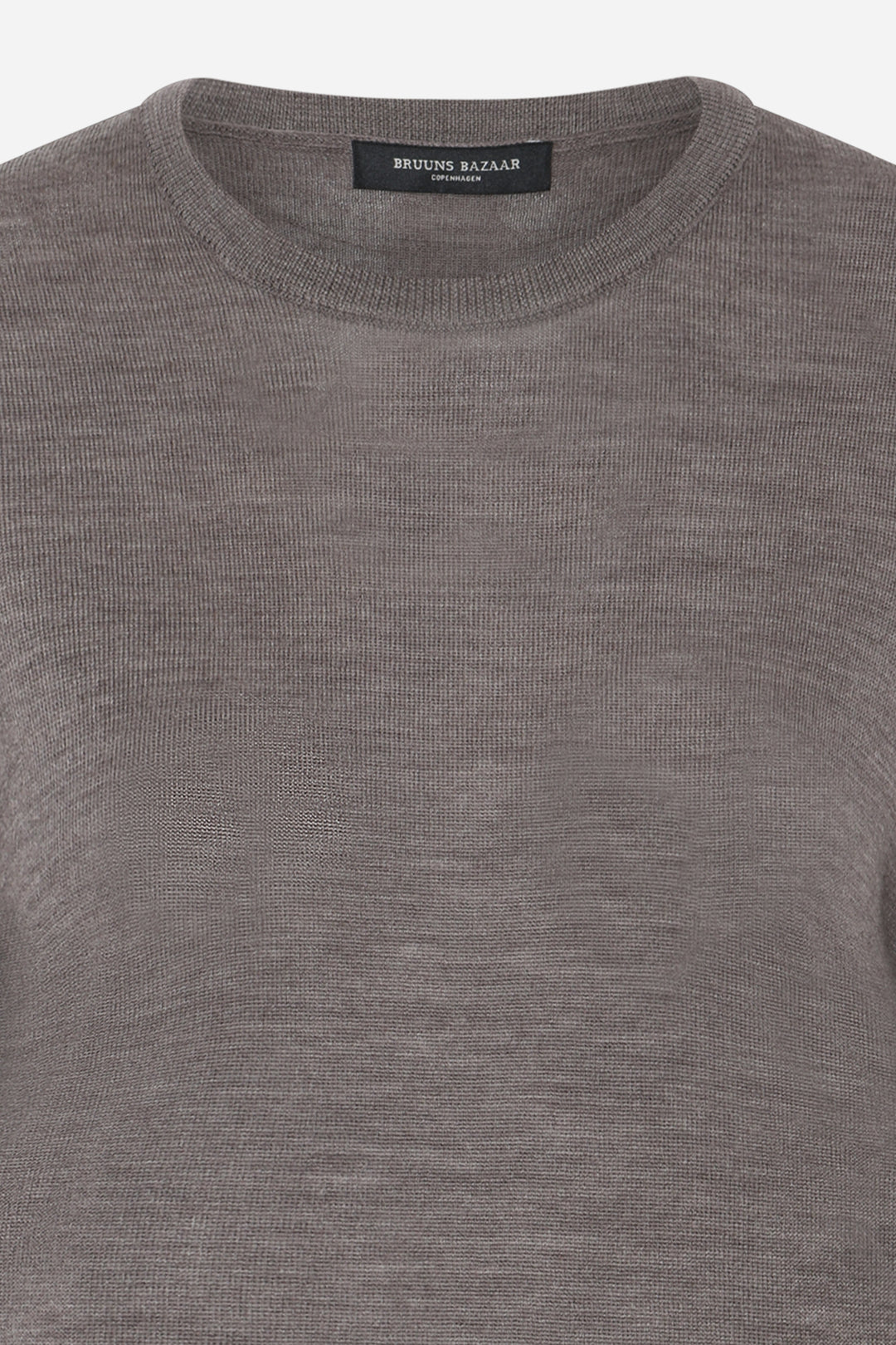Bruuns Bazaar Women CharleneBB Round Neck Strik Concrete melange