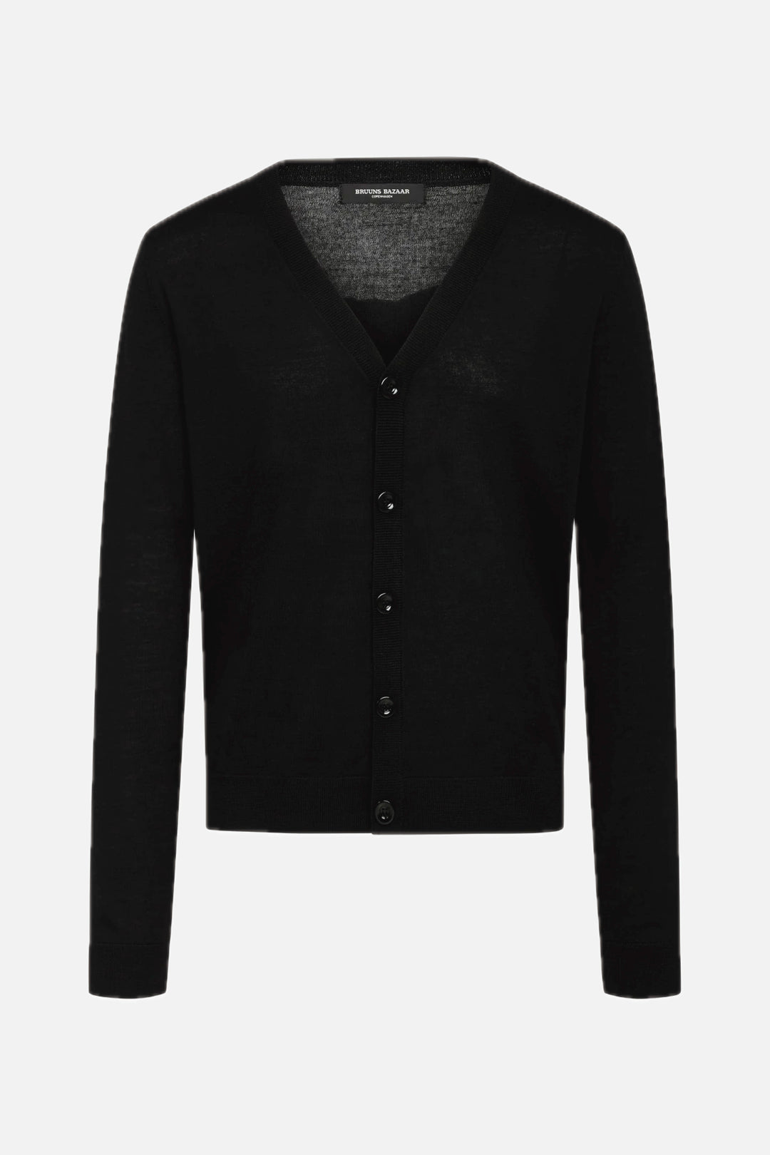 Bruuns Bazaar Men CharlesBBCardigan Strik Black