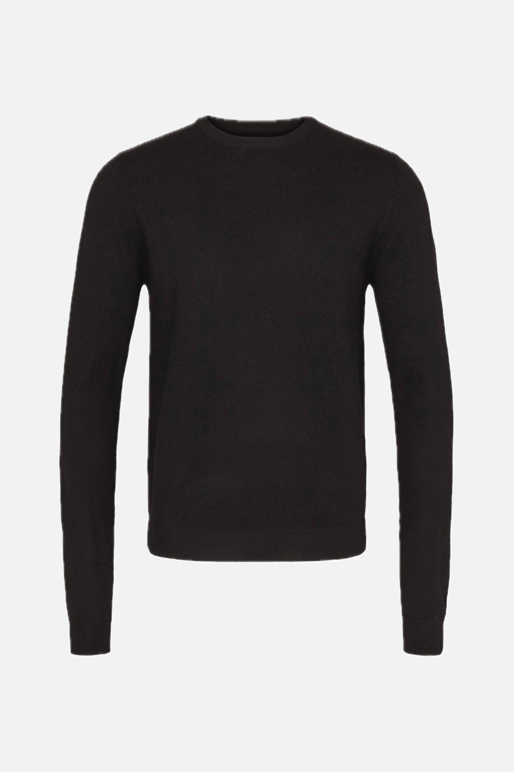 Bruuns Bazaar Men CharlesBB Crew Neck Strik Black