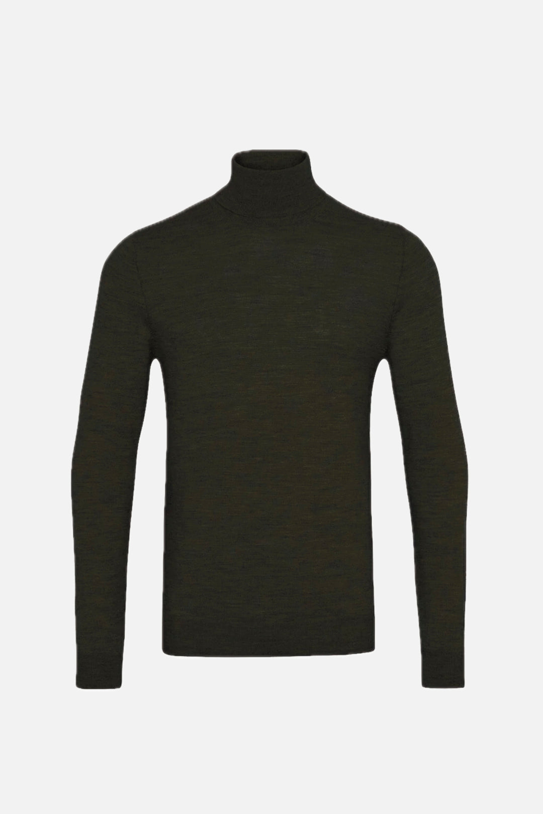 Bruuns Bazaar Men CharlesBB roll neck Strik Dark green