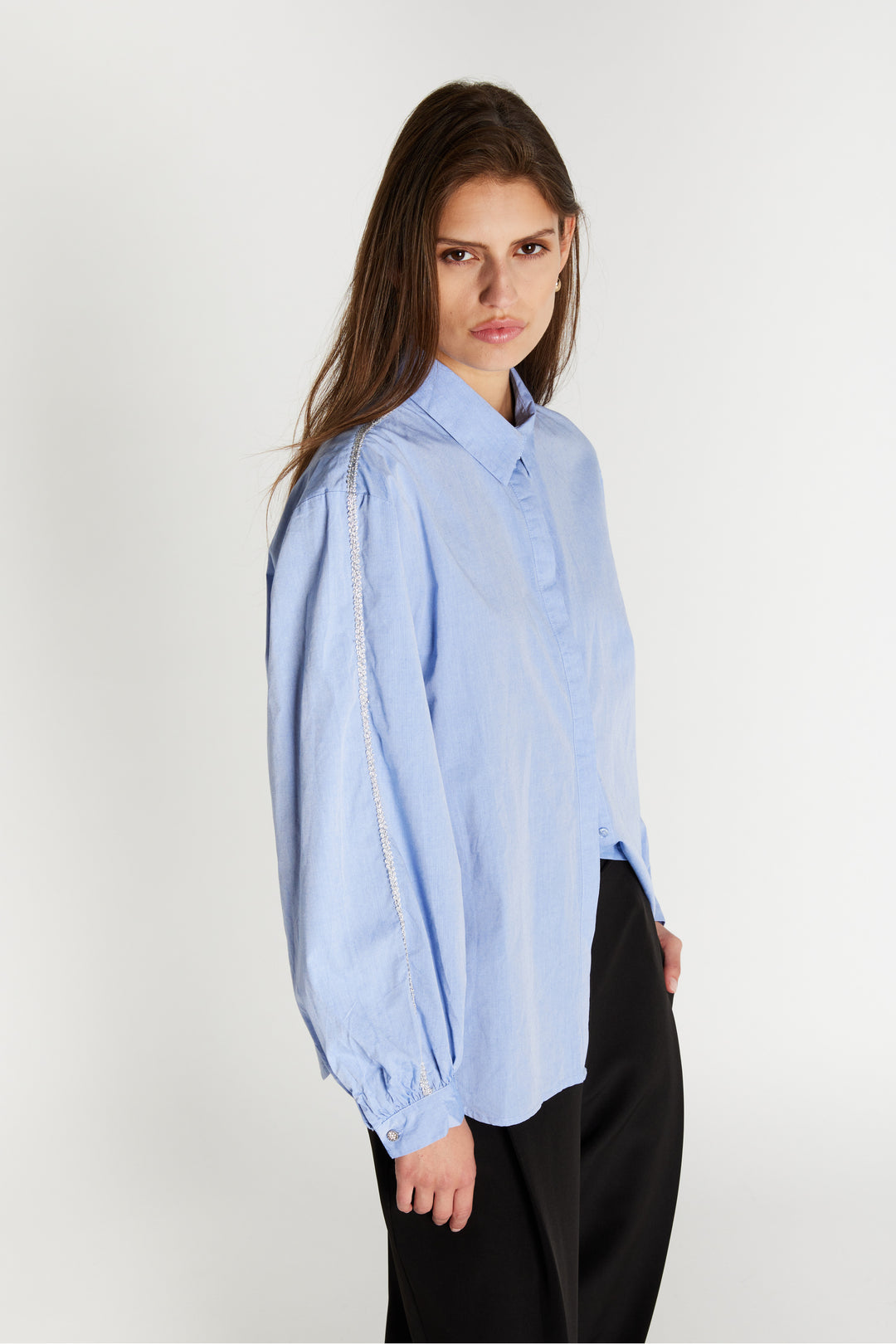 Bruuns Bazaar Women ChelyoBBLure skjorte Skjorter Light blue