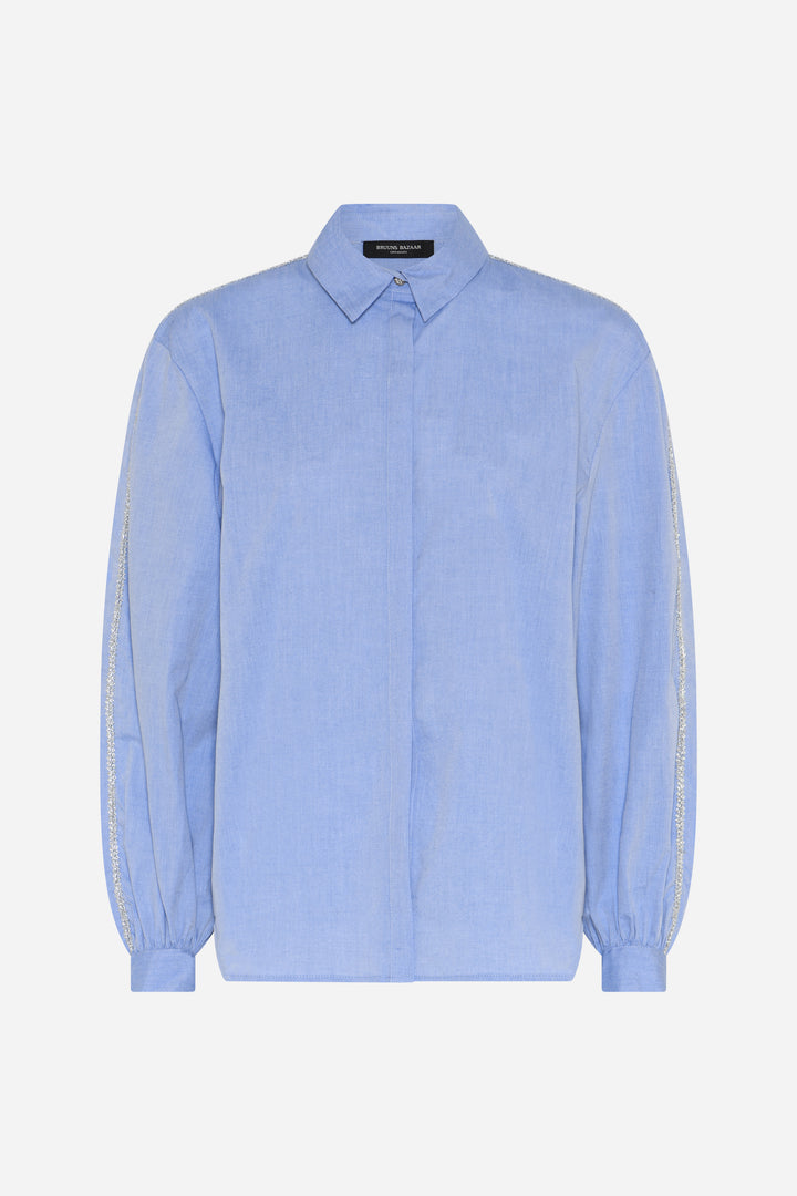 Bruuns Bazaar Women ChelyoBBLure skjorte Skjorter Light blue
