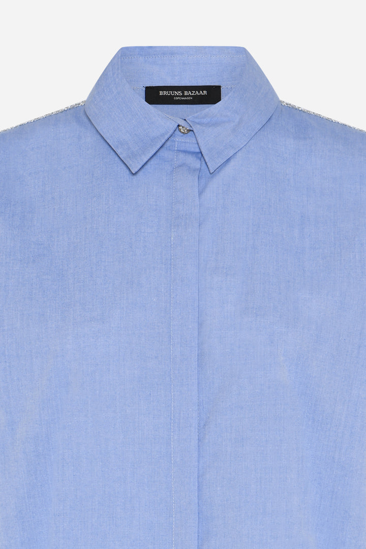 Bruuns Bazaar Women ChelyoBBLure skjorte Skjorter Light blue