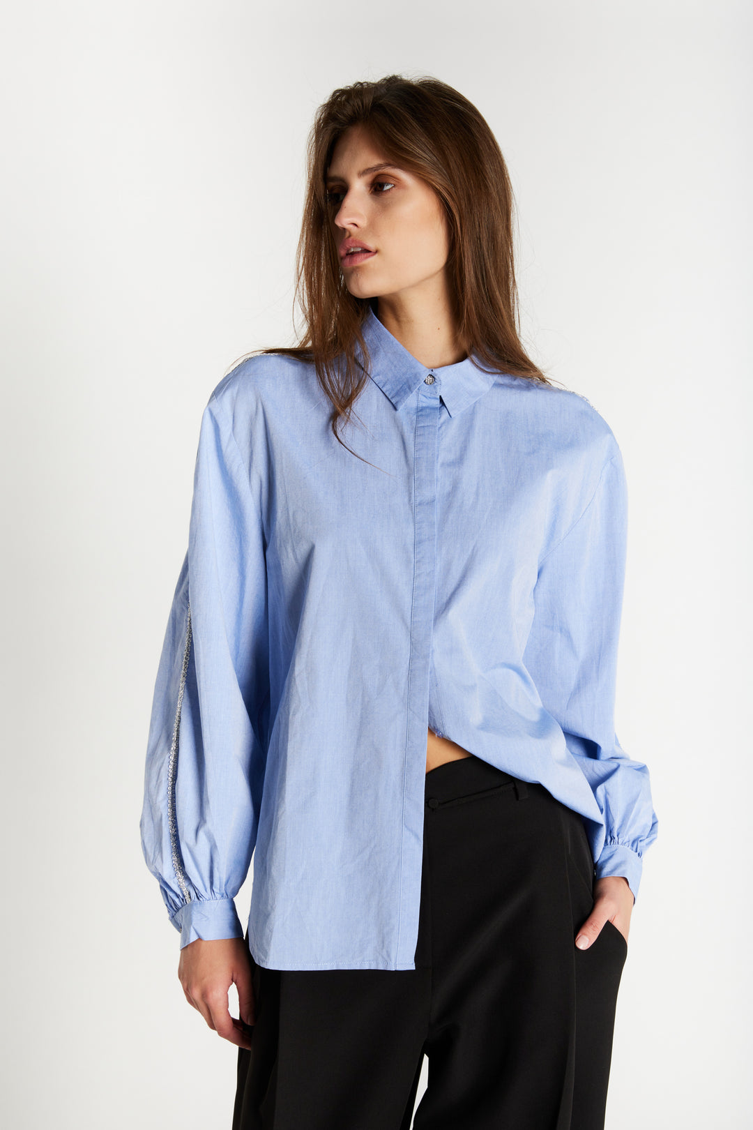 Bruuns Bazaar Women ChelyoBBLure skjorte Skjorter Light blue
