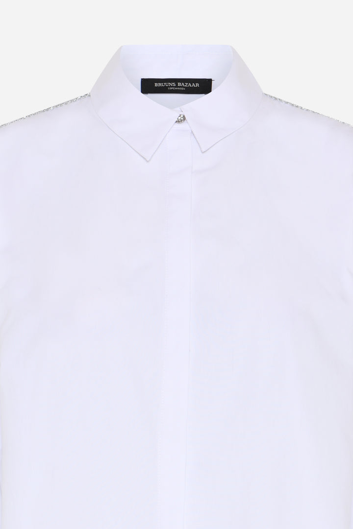 Bruuns Bazaar Women ChelyoBBLure skjorte Skjorter White