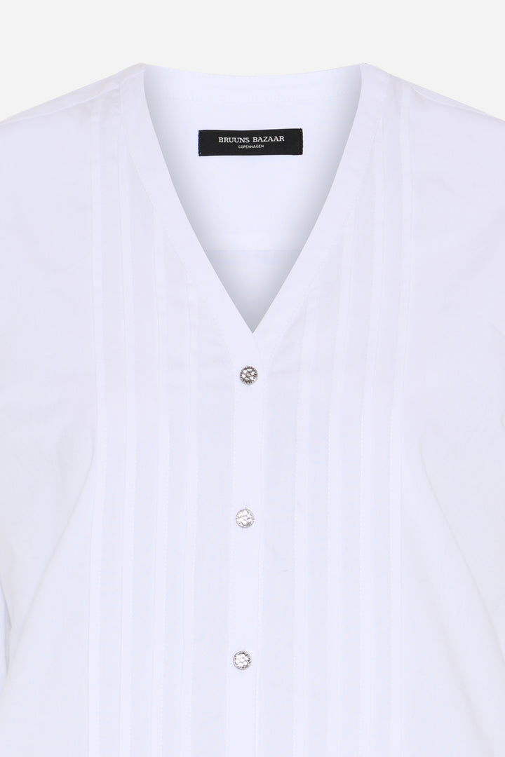 Bruuns Bazaar Women ChelyoBBVencai skjorte Skjorter White