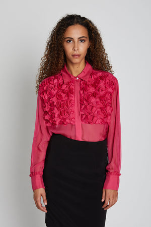 Bruuns Bazaar Women ChiffonBBAsta skjorte Skjorter Red