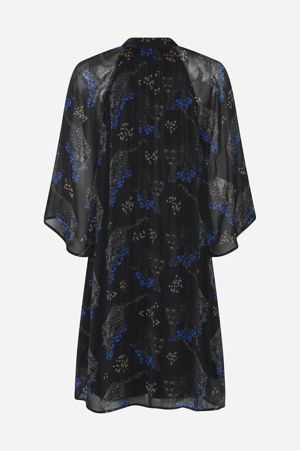 Bruuns Bazaar Women ChionoBBWendisa kjole Kjoler Black Blue leopard print